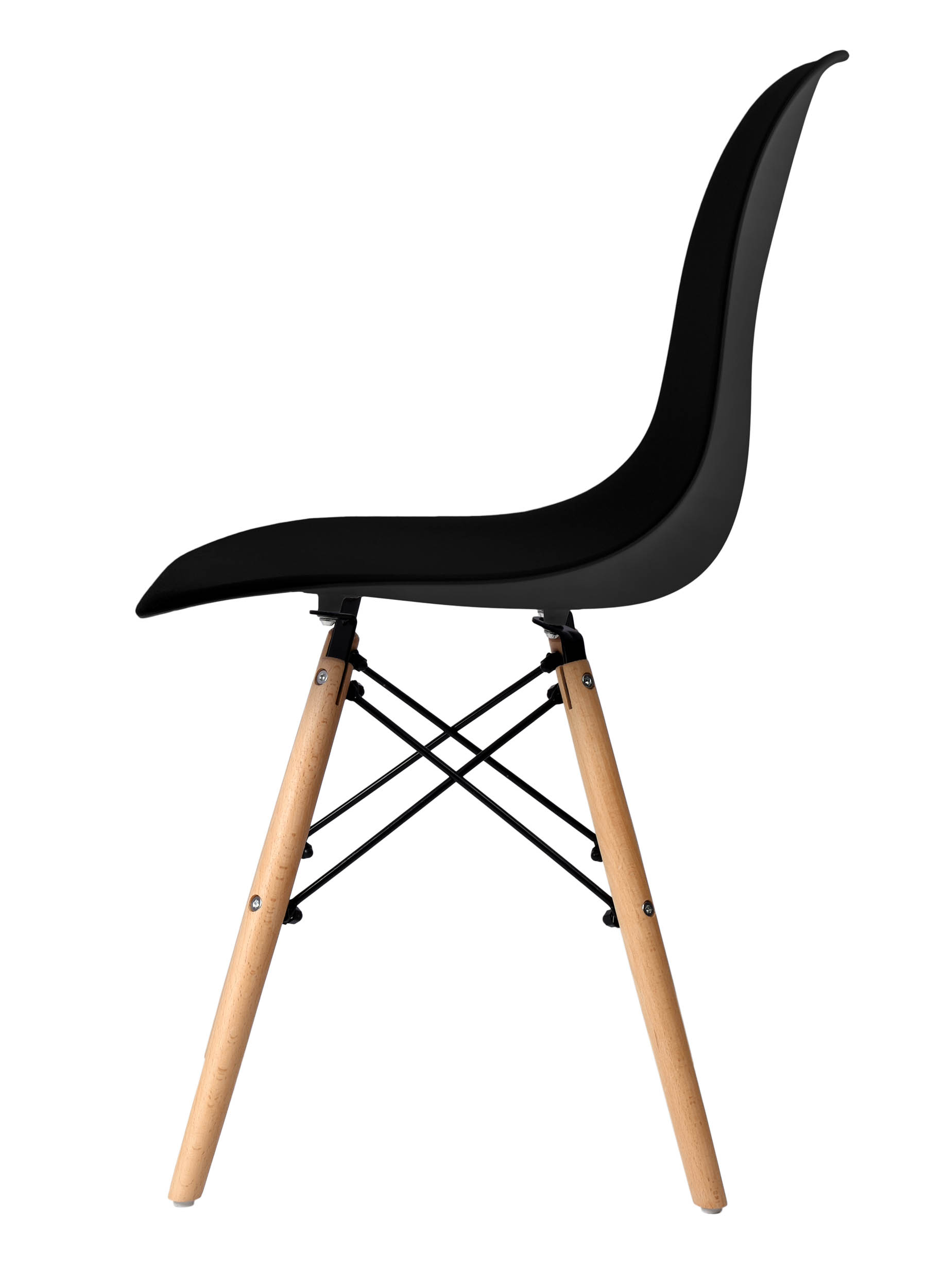 Krzesło skandynawskie MILANO czarne