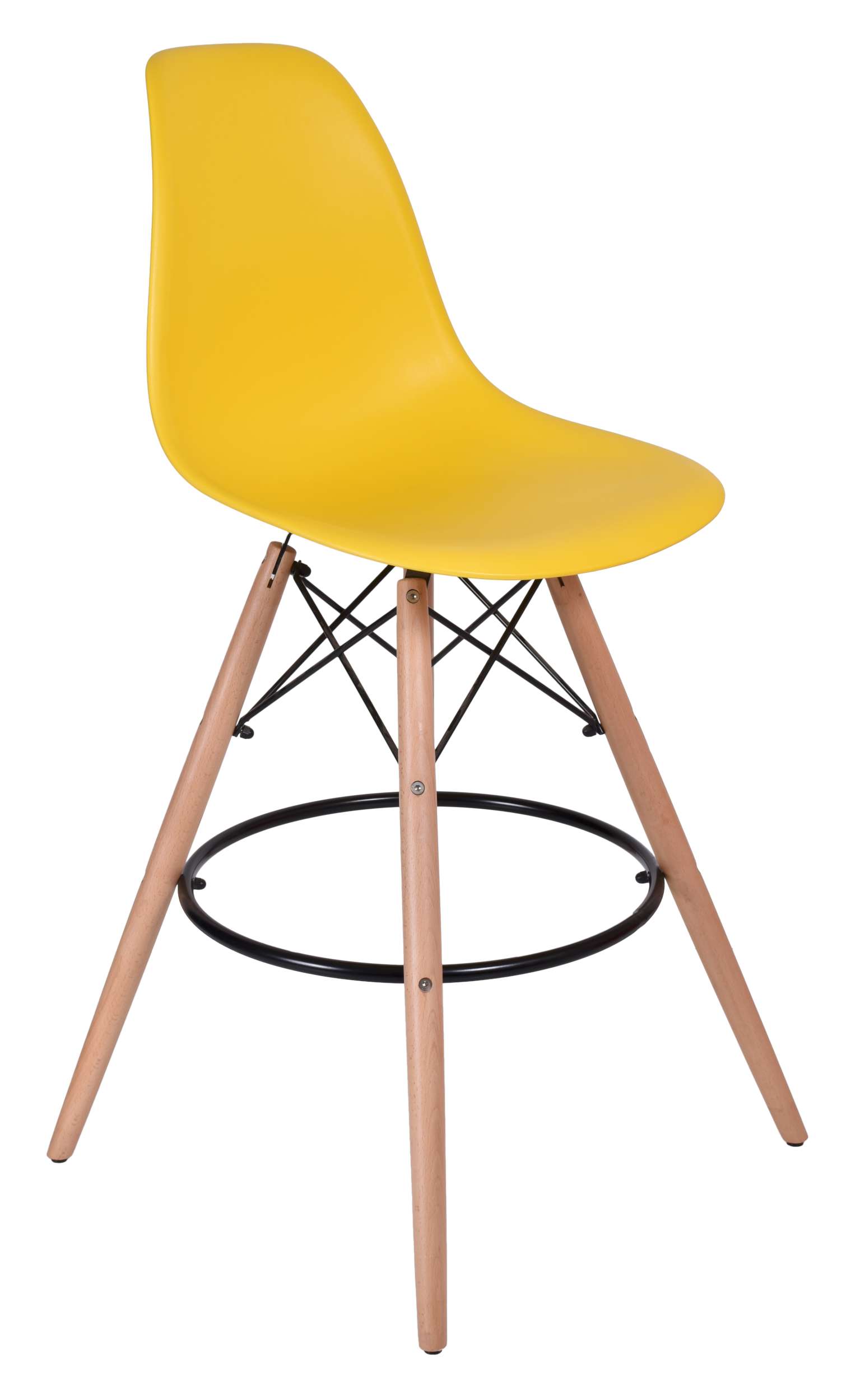 Krzesło barowe HK-CAPRI żółte