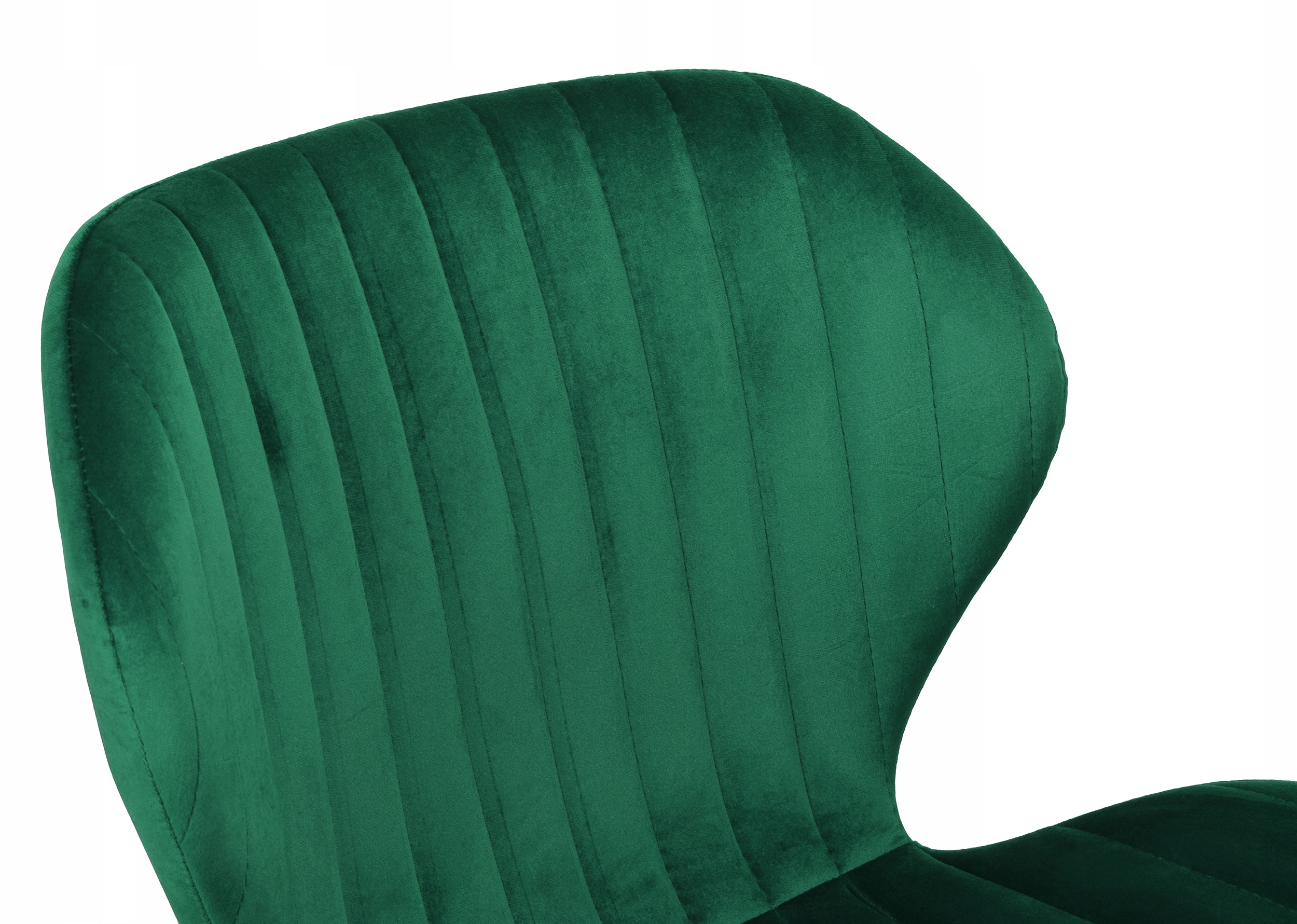 krzeslo tapicerowane aksamitne dallas ciemno-zielone