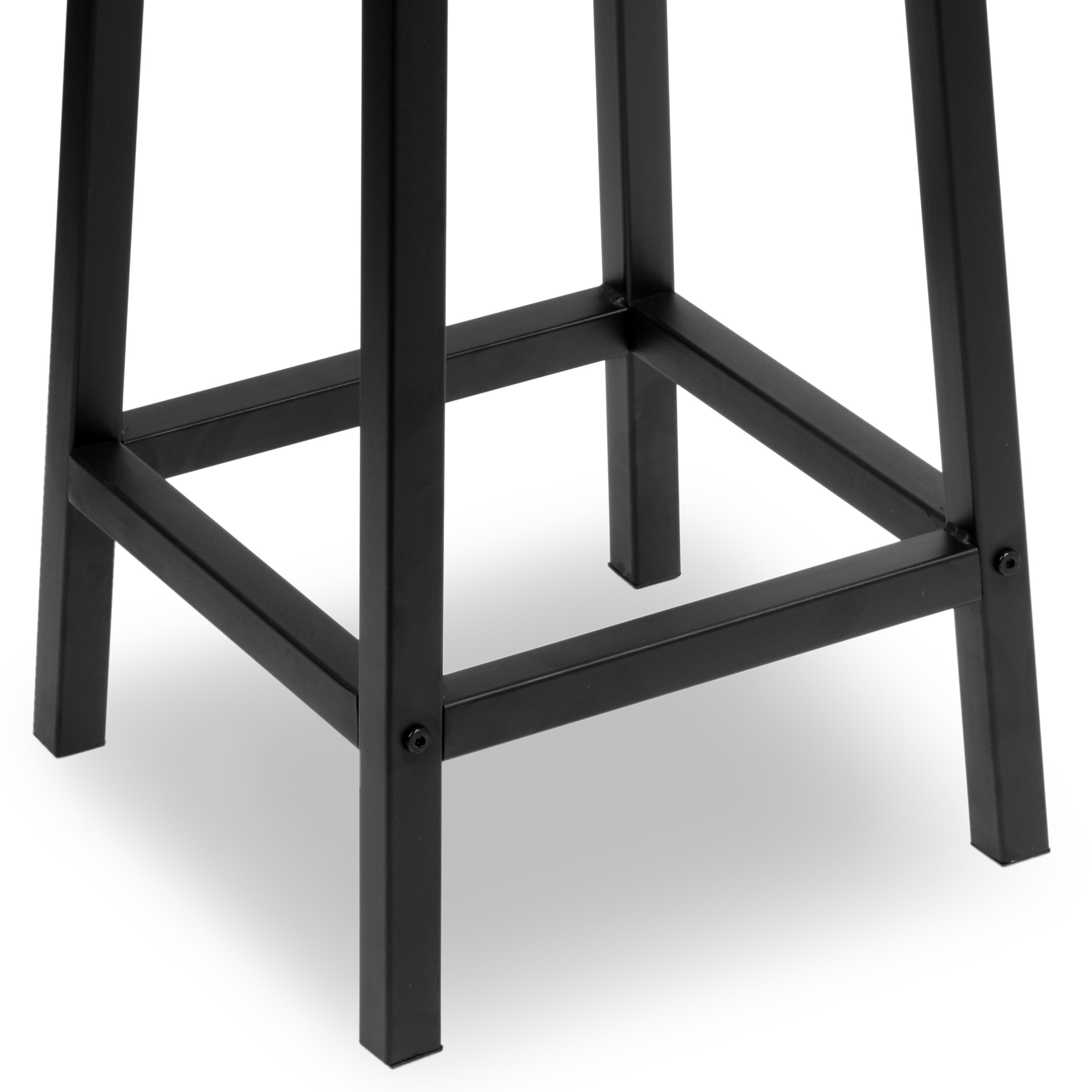 Krzesło barowe metalowe KENT MODERN OAK