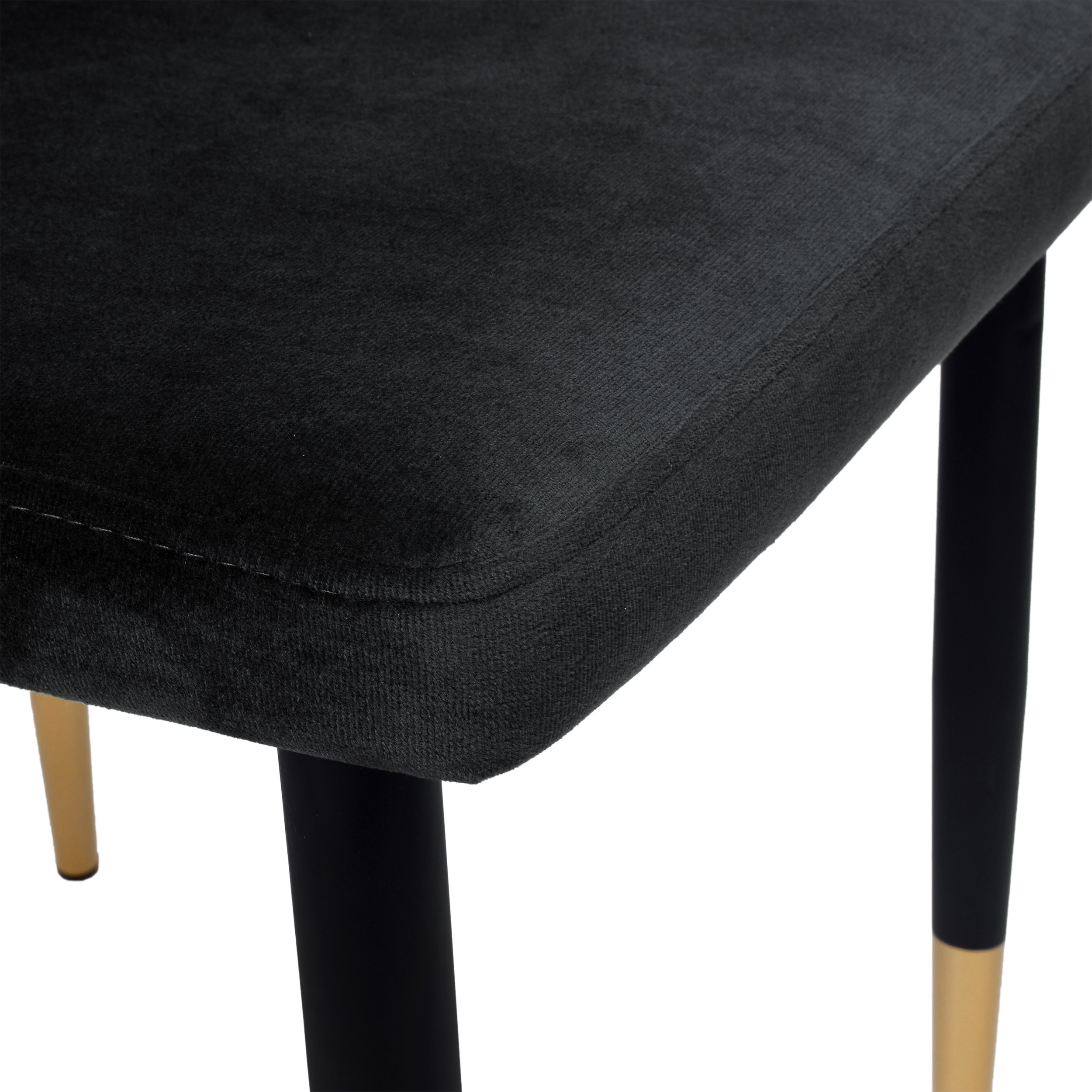 Krzesło tapicerowane VERMONT czarne