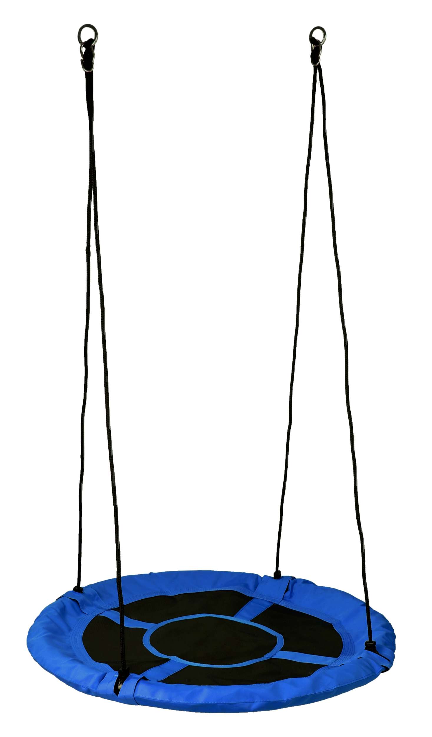 Huśtawka ogrodowa bocianie gniazdo ROMEK niebieska 100 cm