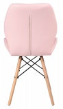Krzesło ekoskóra K-RENNES różowy