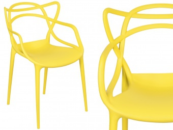 Krzesło do jadalni K-LILLE żółte
