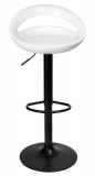 Krzesło barowe CORK glamour białe