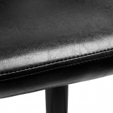 Krzesło barowe FONTANA czarne