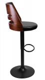 Krzesło barowe JORDAN czarne