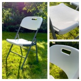 Krzesło cateringowe ogrodowe składane WHITE